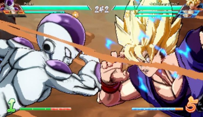 Dragon Ball FighterZ - low def Goku Freeza