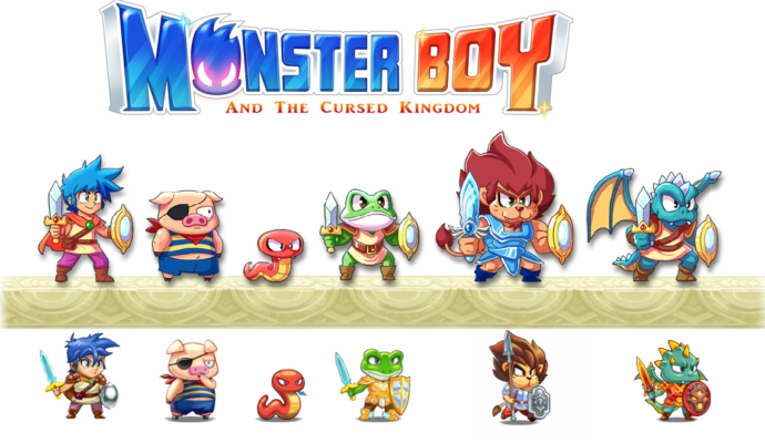 Monster Boy and the Cursed Kingdom - Persos