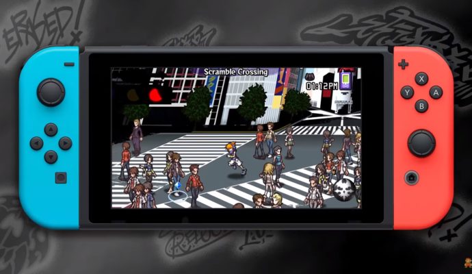 The World Ends With You: Final Remix - Shibuya jogging présenté sur la Switch en mode portable