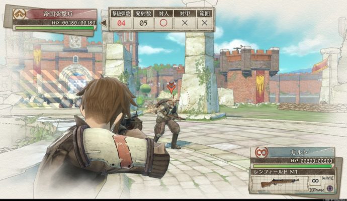 Valkyria Chronicles 4 combat