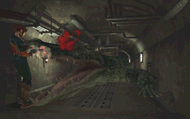 Resident Evil 2 Remake crocodile