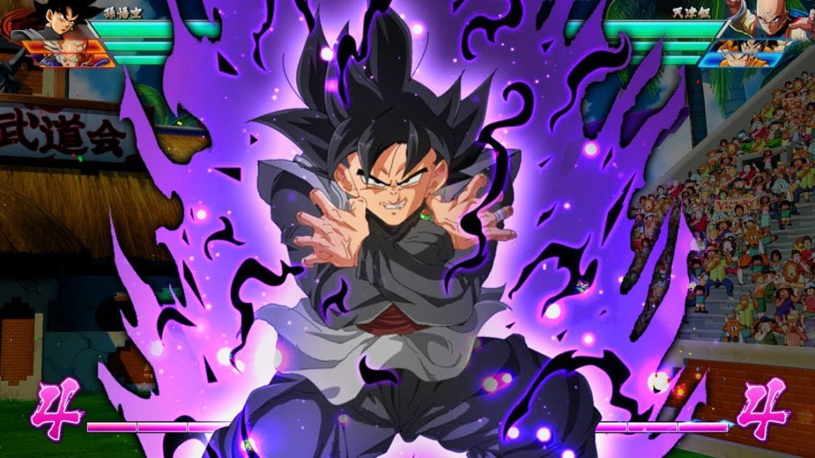 dragon ball fighterZ Goku black est d'équerre