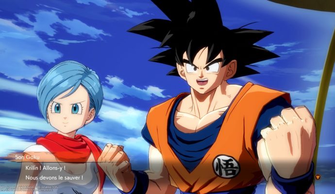 Dragon Ball FighterZ Goku et Bulma