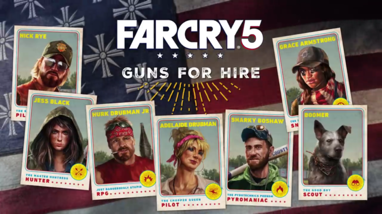 Far Cry 5 mercenaire