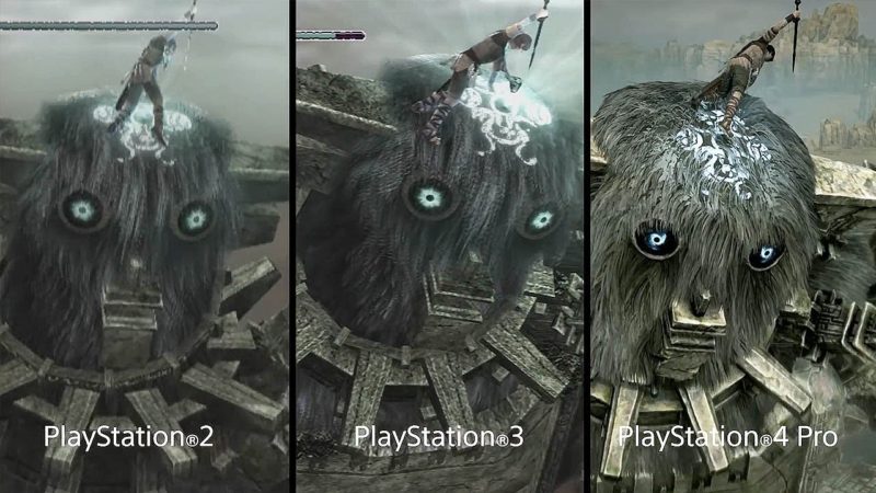 Shadow of the Colossus comparaison