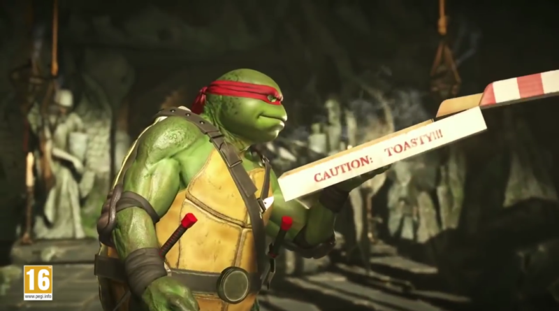 Injustice 2 Raphael pizza