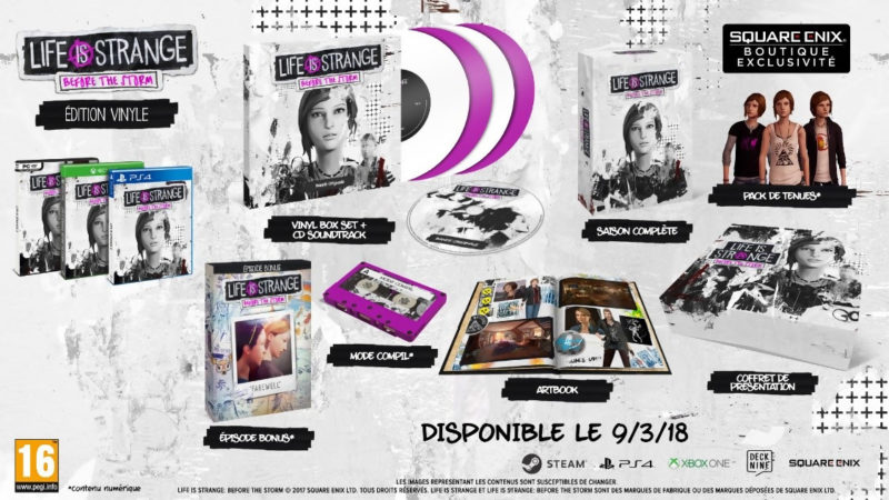 Life is Strange: Before the Storm édition vinyle