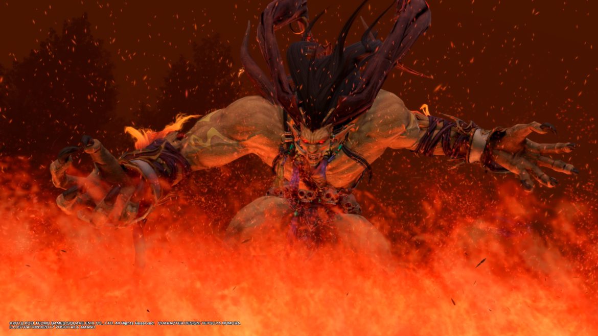 test Dissidia Final Fantasy NT - ifrit