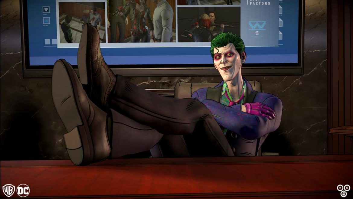 Batman: the Enemy Within - les pieds sur la table