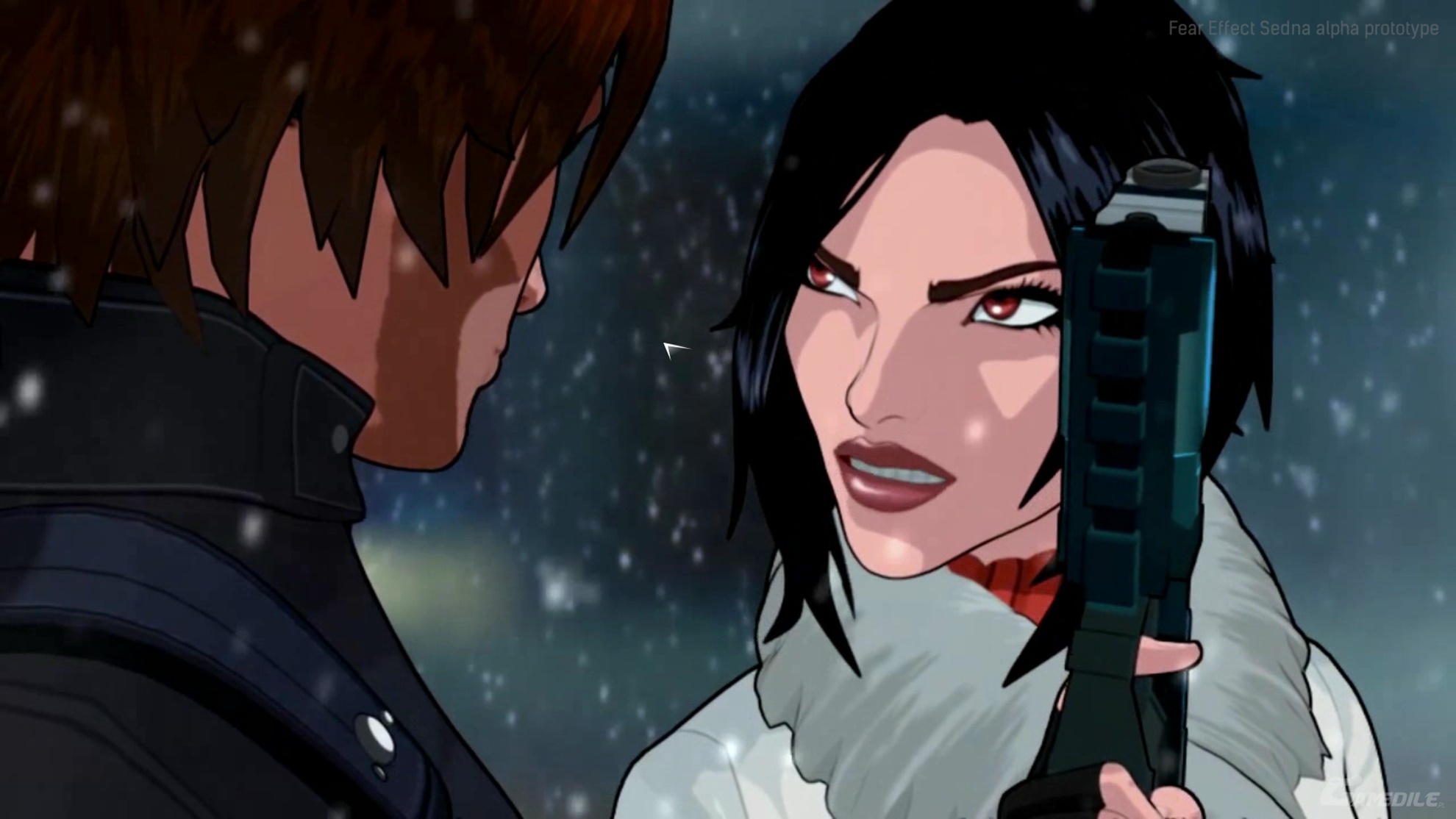 Fear Effect Sedna Hana pistolet