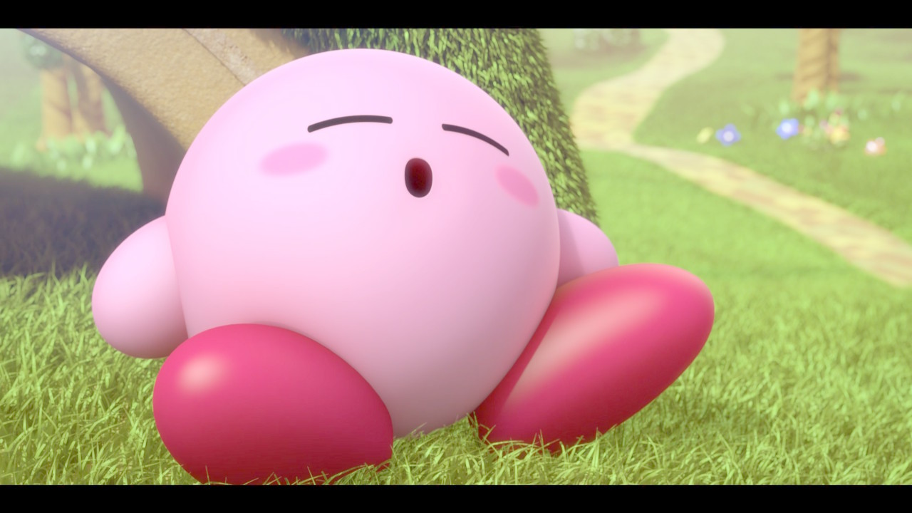 Kirby Star Allies - Kirby dort à Dream Land