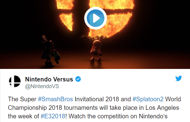 Super Smash Bros - Invitation