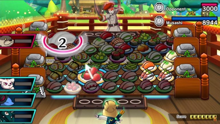 Sushi Striker: the Way of Sushido combat de sushis