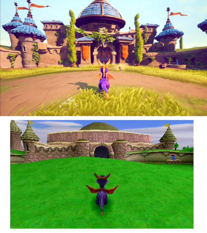 Spyro the Dragon comparatif 2