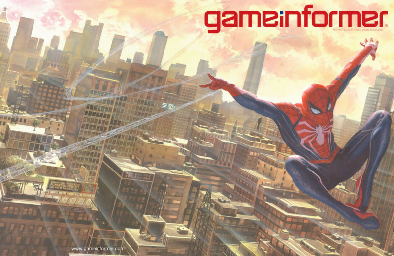 Spider-Man Game informer couverture