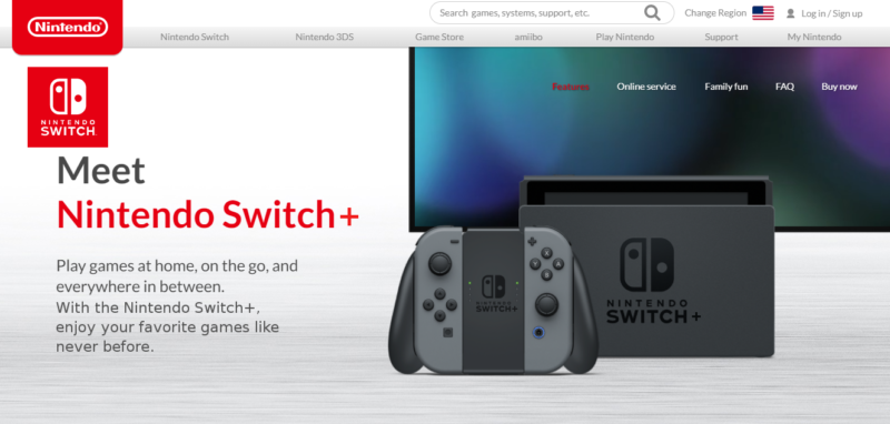 Nintendo Switch April's fool