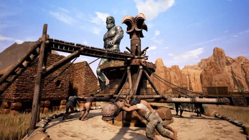 Conan Exiles gameplay musculeux