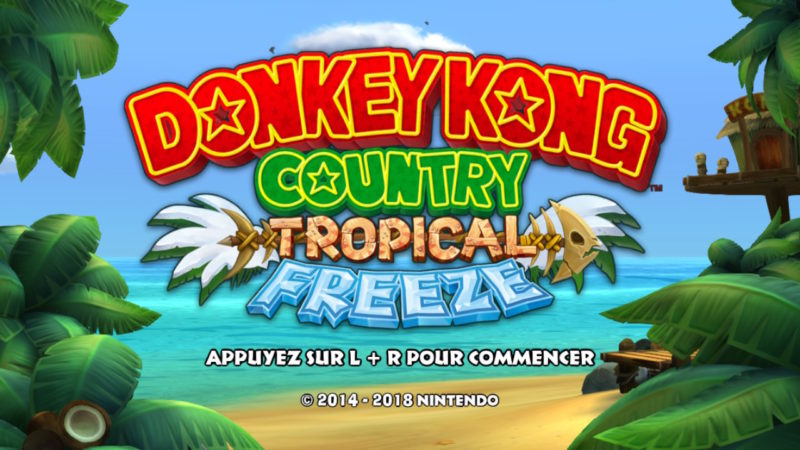 Donkey Kong Country: Tropical Freeze - Ecran Titre