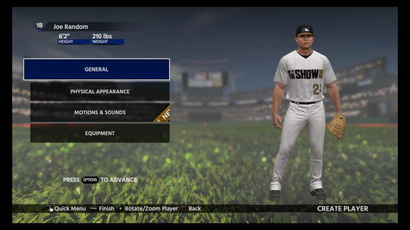 MLB The Show 18 Mon joueur