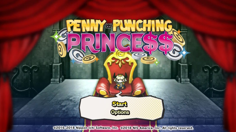 Penny Punching Princess - Ecran Titre