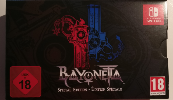 Unboxing Bayonetta Édition Spéciale - face avant