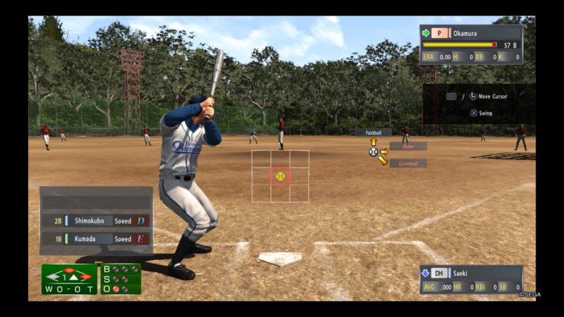 Yakuza 6: The Song of Life baseball