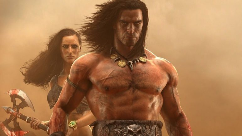 Conan Exiles key art musculeux