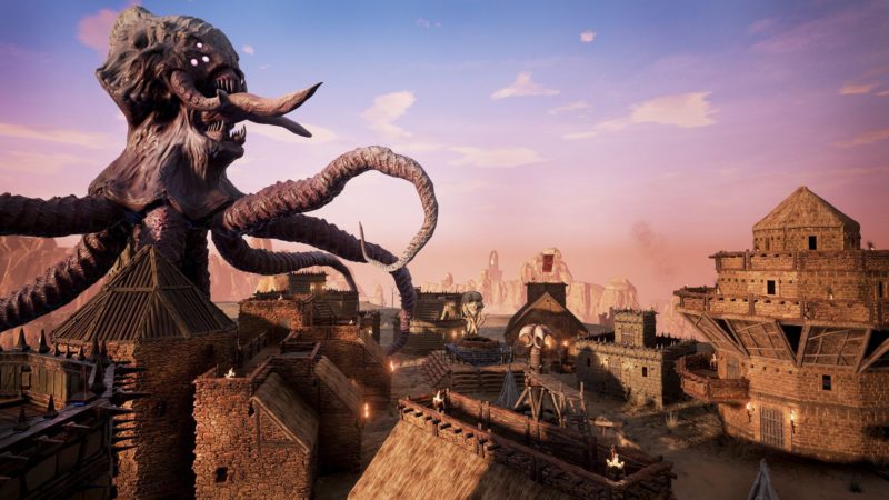 Conan Exiles divinité musculeuse