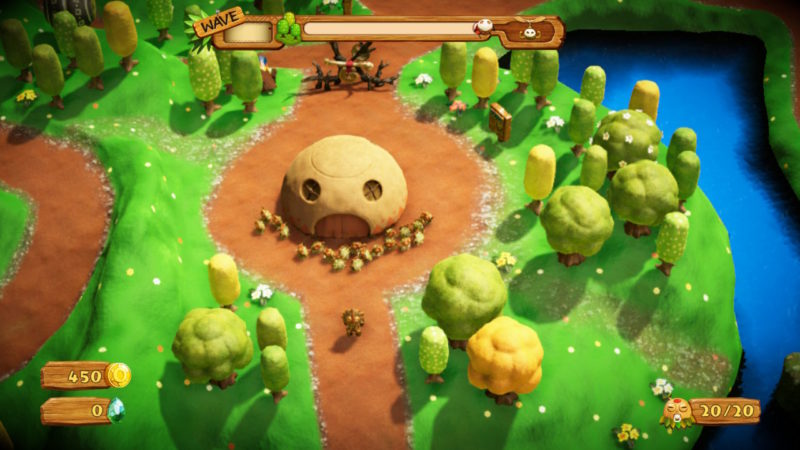 PixelJunk Monsters 2 - départ du village