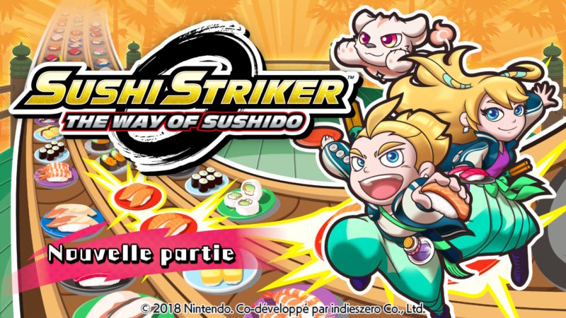 Sushi Striker - Title Screen