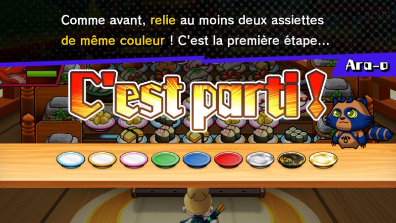 Sushi Striker: The Way of Sushido - Une palette d'assiettes différentes