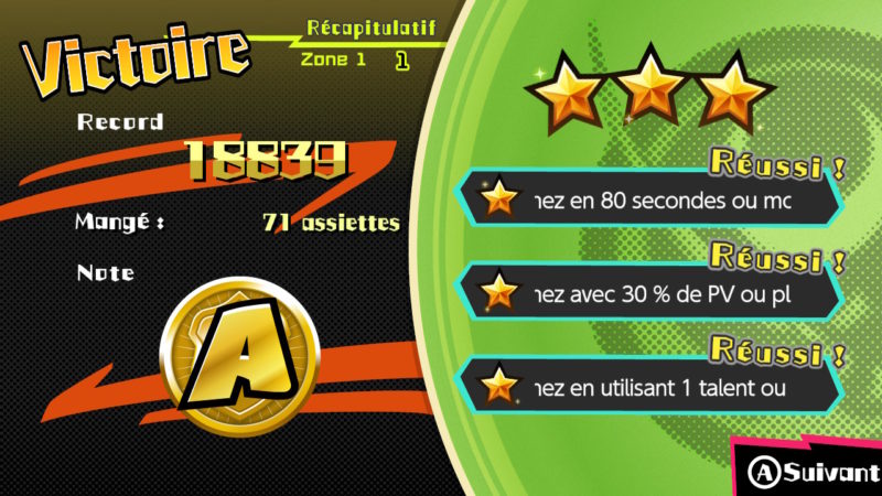 Sushi Striker: The Way of Sushido - Scoring et sous-missions