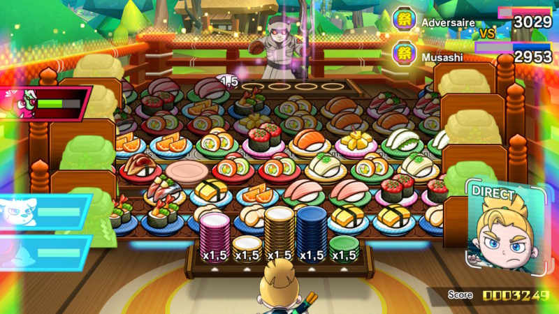 Sushi Striker - Battle Scene