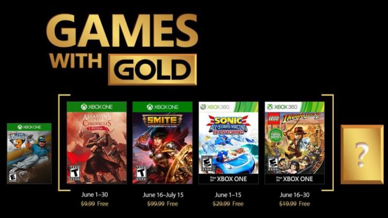 Games with Gold mois de juin