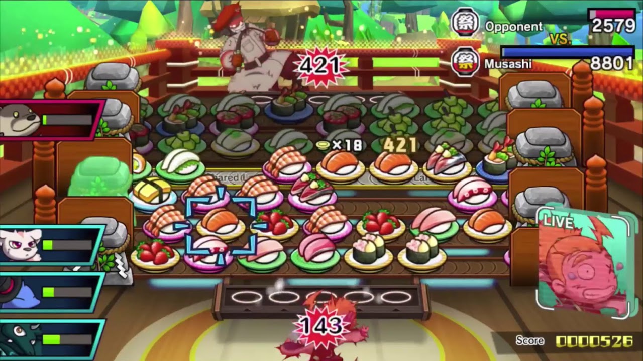 Sushi Striker: The Way of Sushido - Cut it out