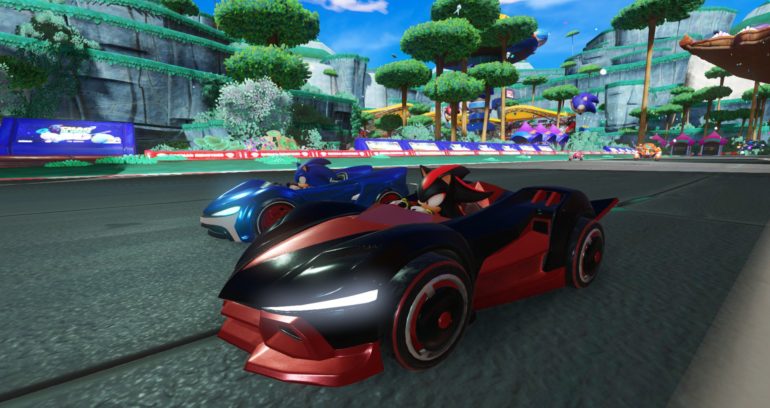 Team Sonic Racing Sonic VS Shadow