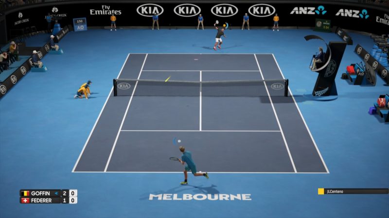 Test AO International Tennis - Match en ligne