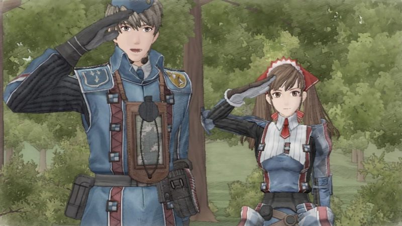 Valkyria Chronicles 4 Welkin et Alicia