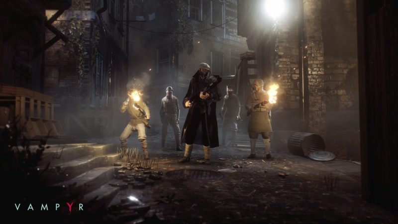 Vampyr plein d'hommes forts