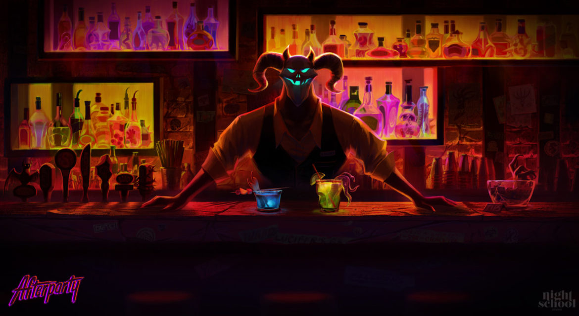 Afterparty diable barman