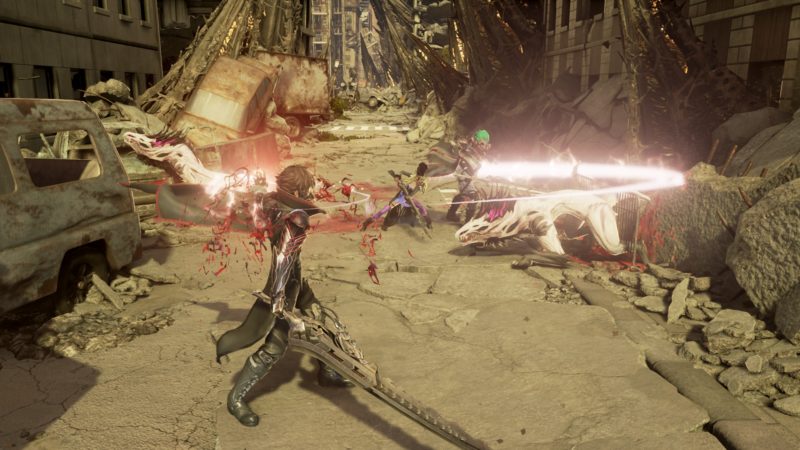 Code Vein ville détruite coop