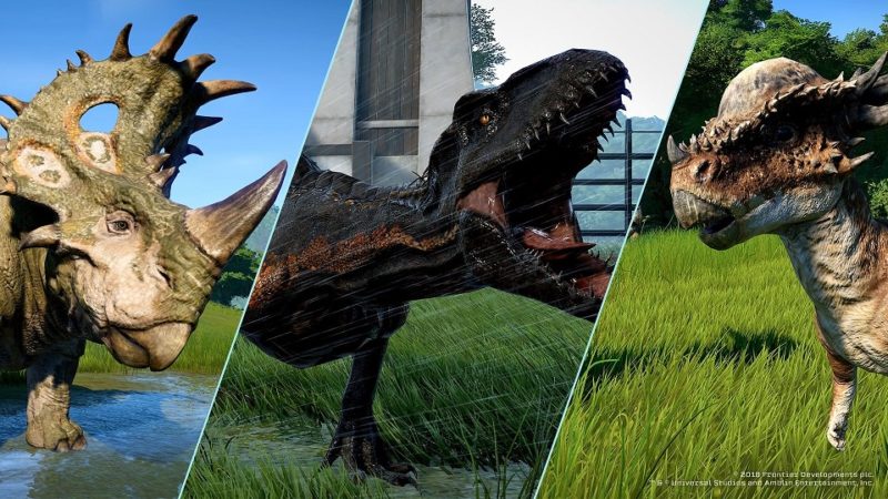 Jurassic World: Evolution herbivores et hybride