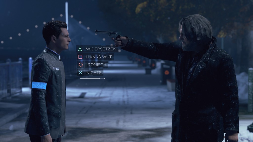 Detroit: Become Human choix