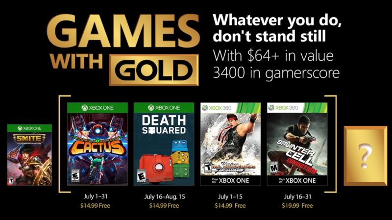 Games with gold jeux