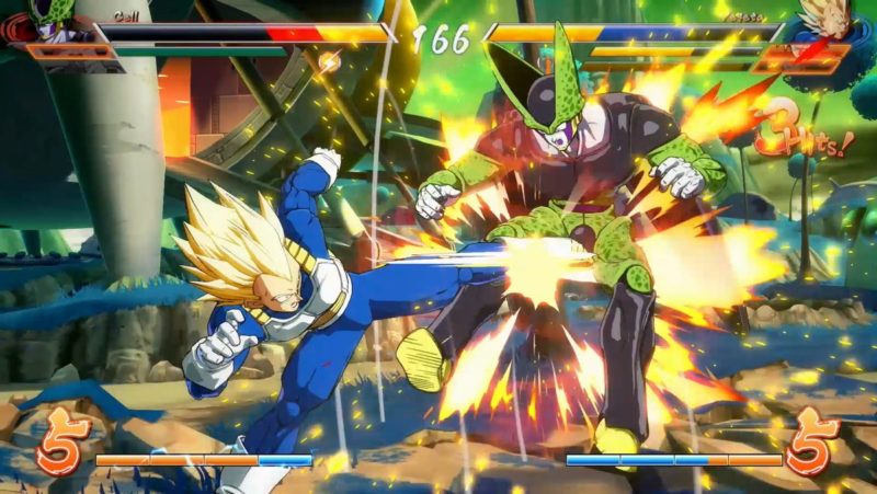 Dragon Ball FighterZ - World Tour Vegeta vs Cell