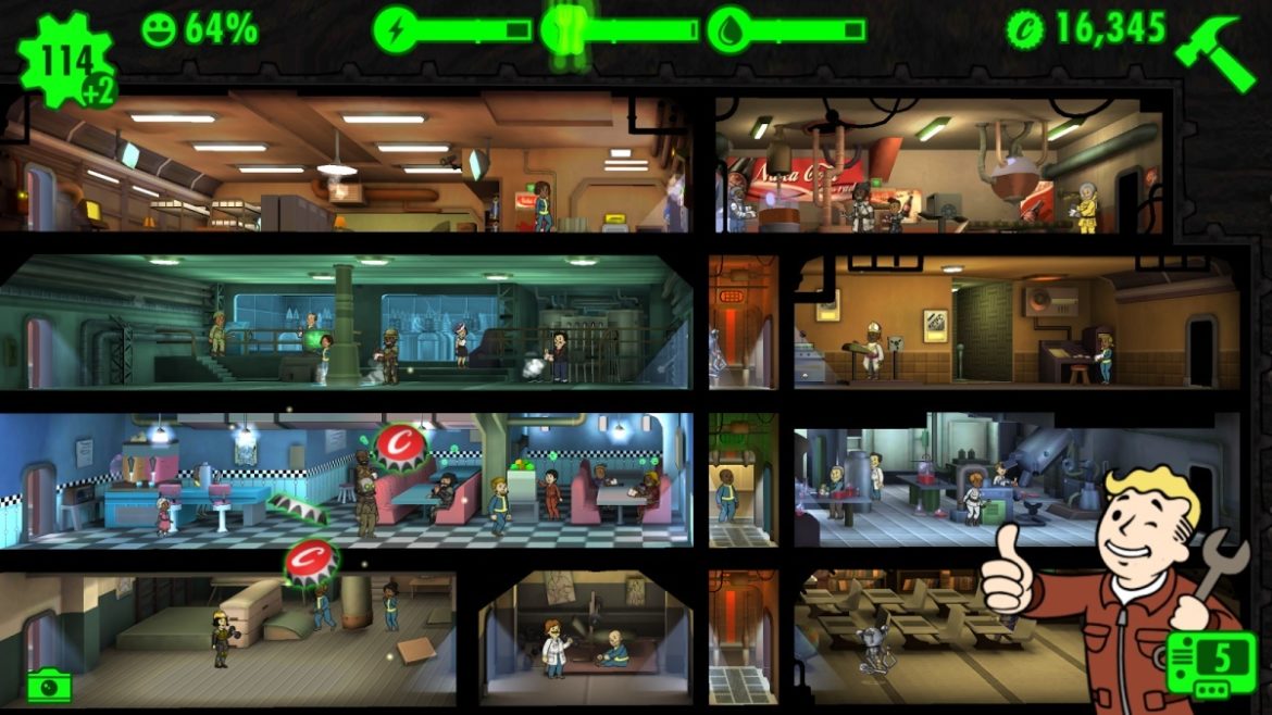 Fallout Shelter - le succès dans la cave