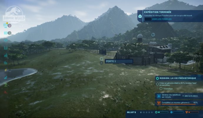 Jurassic World Evolution tempête