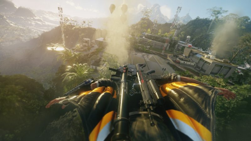 Just cause 4 wingsuit gameplay