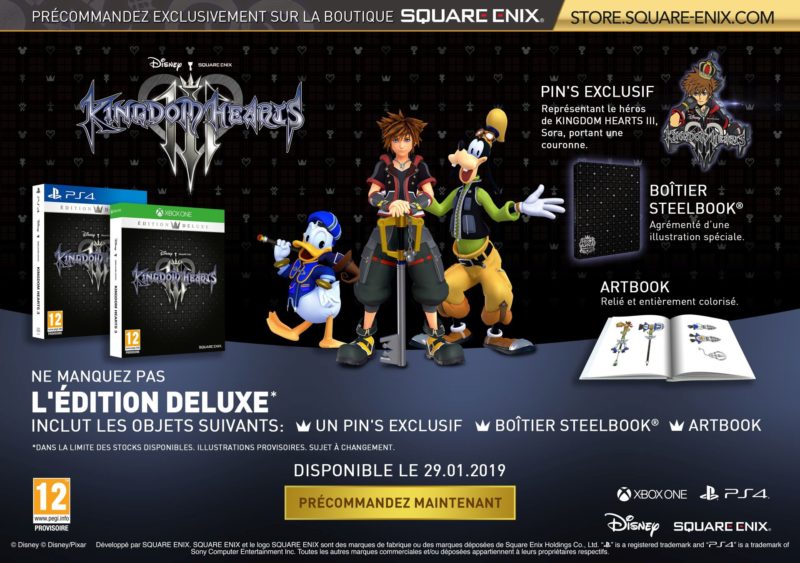 Kingdom Hearts III Edition Deluxe