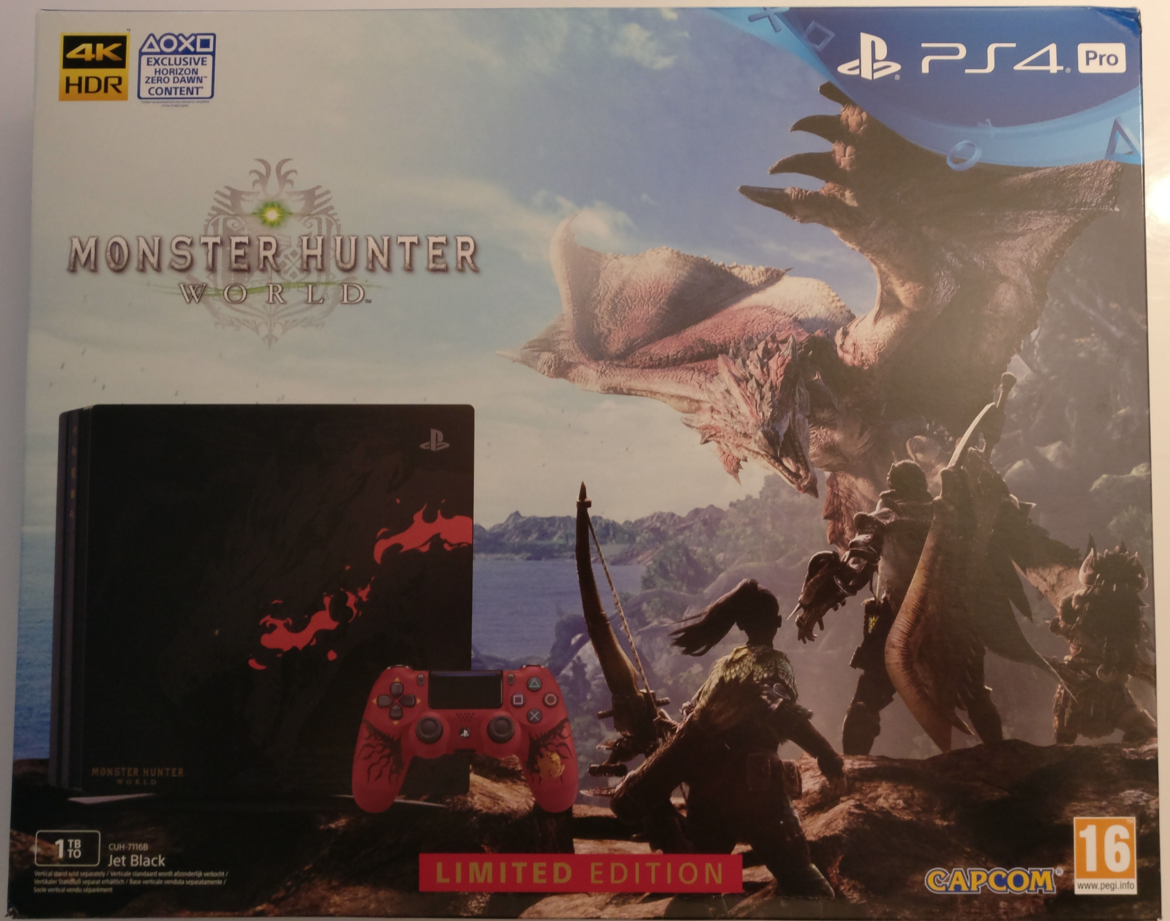 Monster Hunter World - PS4 Pro boite